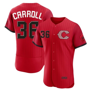 Clay Carroll Men's Authentic Cincinnati Reds Red 2026 City Connect Stadium Jersey