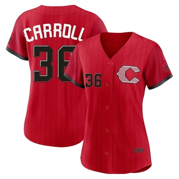 Clay Carroll Women's Limited Cincinnati Reds Red 2026 City Connect Stadium Jersey