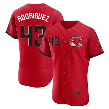 Hector Rodriguez Men's Authentic Cincinnati Reds Red 2026 City Connect Stadium Jersey