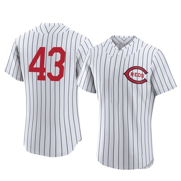Hector Rodriguez Men's Authentic Cincinnati Reds White 2022 Field Of Dreams Jersey