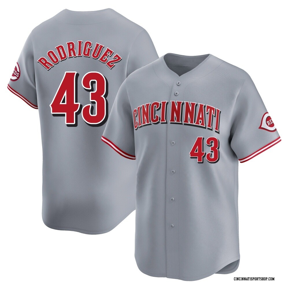 Hector Rodriguez Men's Limited Cincinnati Reds Gray Away Jersey