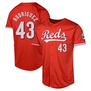 Hector Rodriguez Men's Limited Cincinnati Reds Red Alternate Jersey