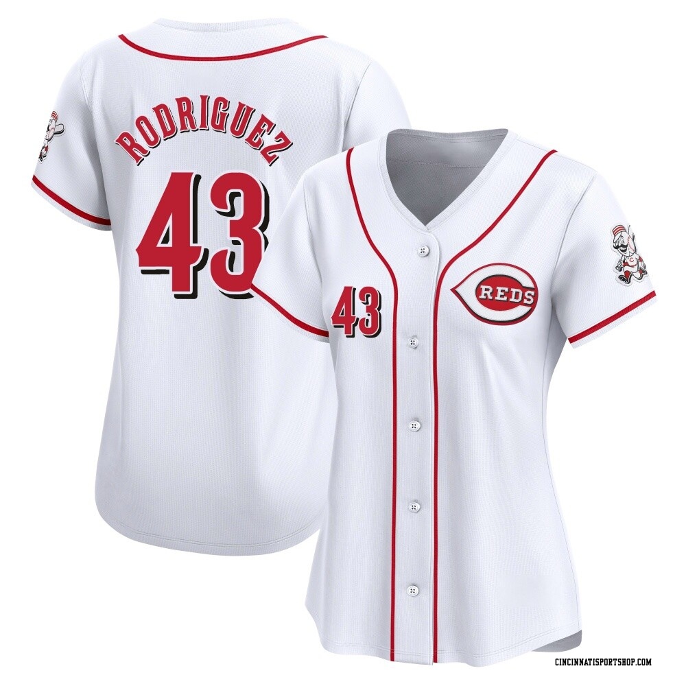 Hector Rodriguez Women's Limited Cincinnati Reds White Home Jersey