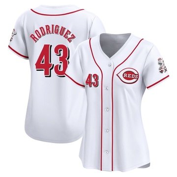 Hector Rodriguez Women's Limited Cincinnati Reds White Home Jersey