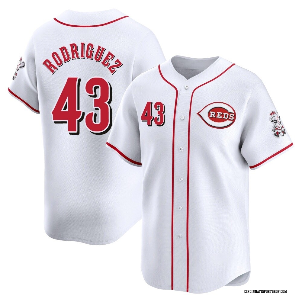 Hector Rodriguez Youth Limited Cincinnati Reds White Home Jersey