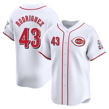 Hector Rodriguez Youth Limited Cincinnati Reds White Home Jersey