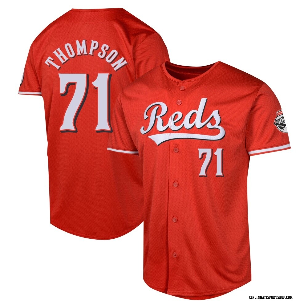 Keegan Thompson Youth Limited Cincinnati Reds Red Alternate Jersey