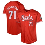 Keegan Thompson Youth Limited Cincinnati Reds Red Alternate Jersey