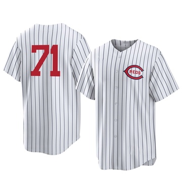 Keegan Thompson Youth Replica Cincinnati Reds White 2022 Field Of Dreams Jersey