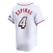 Santiago Espinal Youth Limited Cincinnati Reds White 2025 Speedway Classic Alternate Jersey